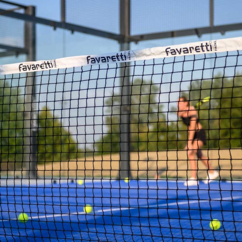 Rete brandizzata per campo da padel