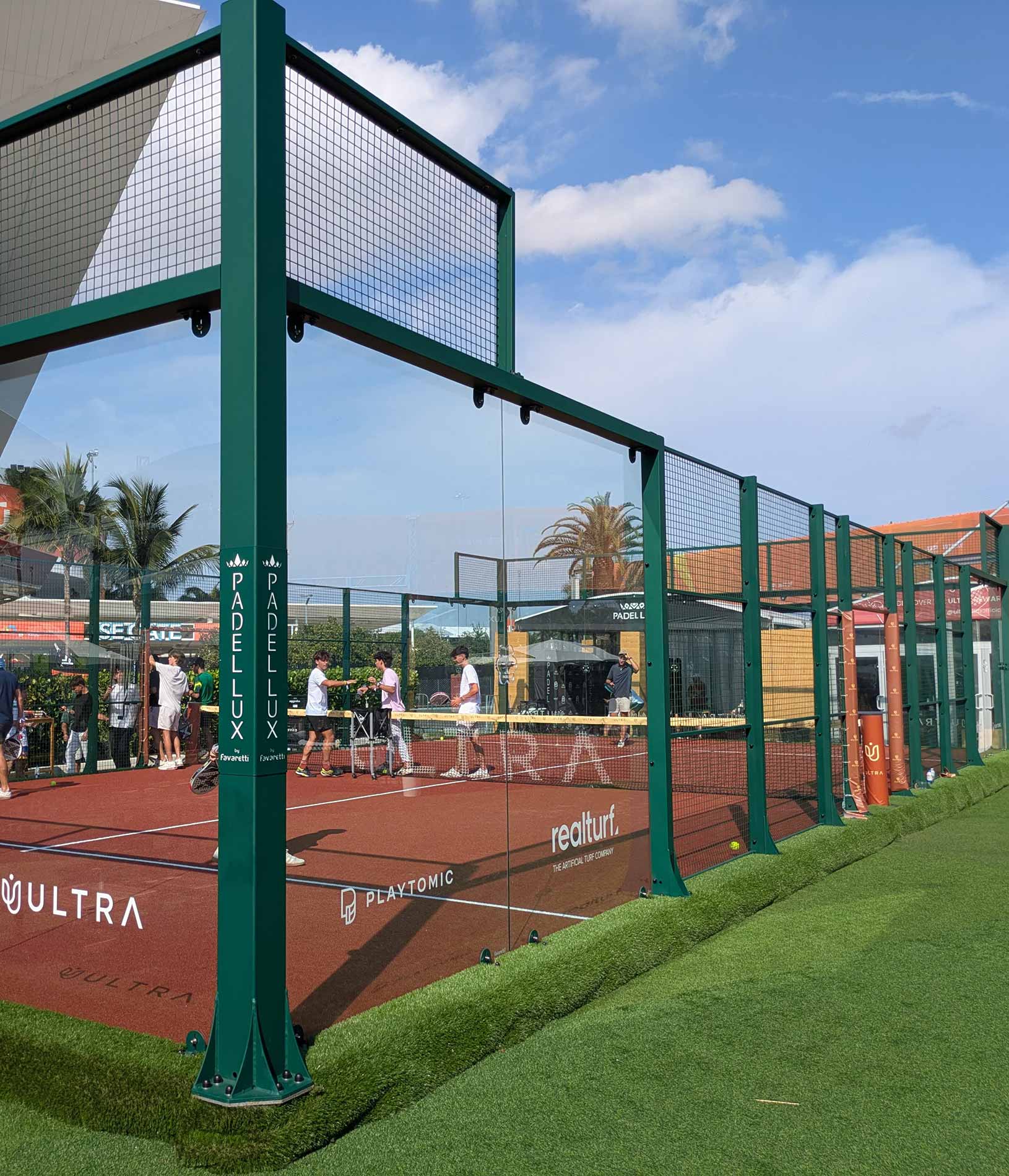 costruzione campi da padel su pedana